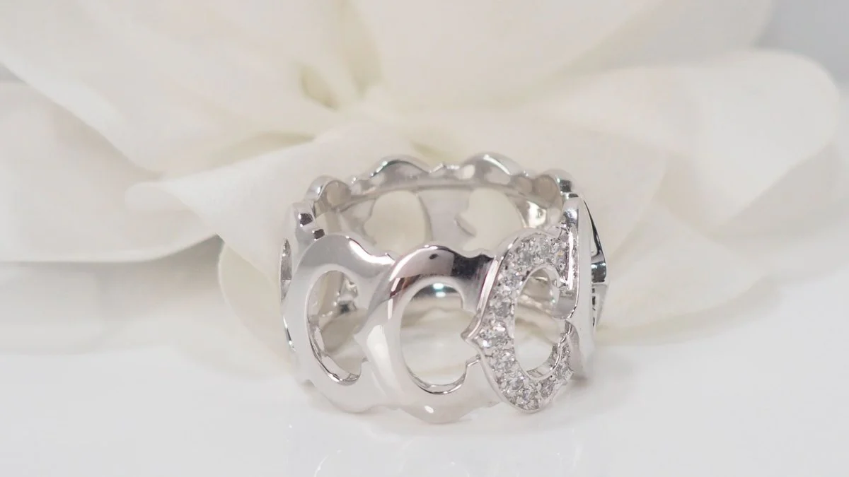 C Cartier collection ring in white gold and diamonds  - Image 6