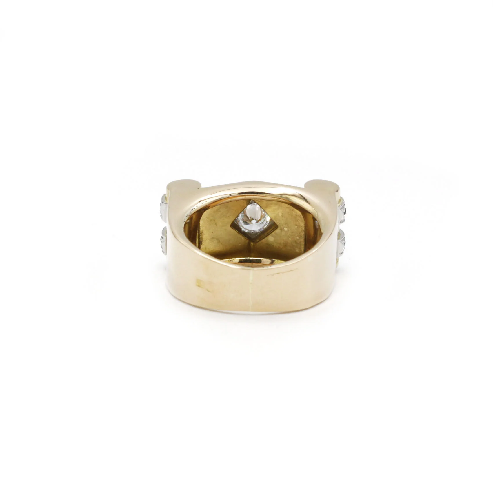 Ring - Gold, diamonds and sapphires - Image 3