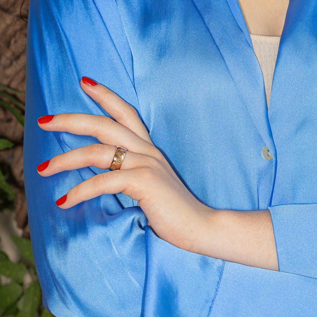 Ring Bandeau CARTIER "Happy Birthday" in Rose gold - Image 2