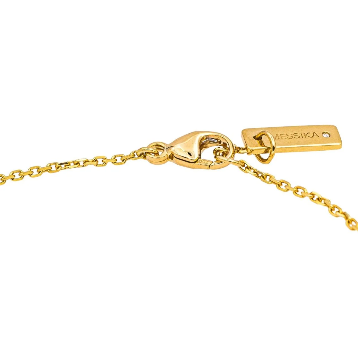 Bracelet MESSIKA Move Uno maille forçat en yellow gold et diamond - Image 7