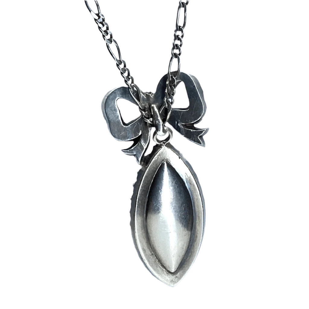 Necklace Pendant in silver and enamel - Image 3
