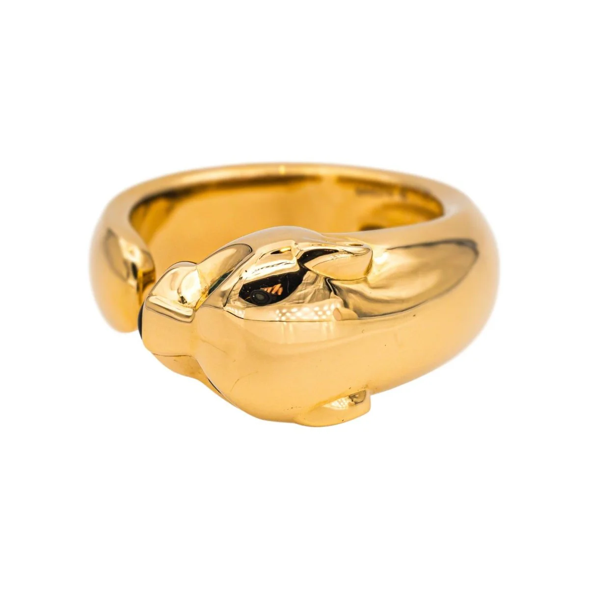 Ring CARTIER Panther in yellow gold and tsavorite - Image 3