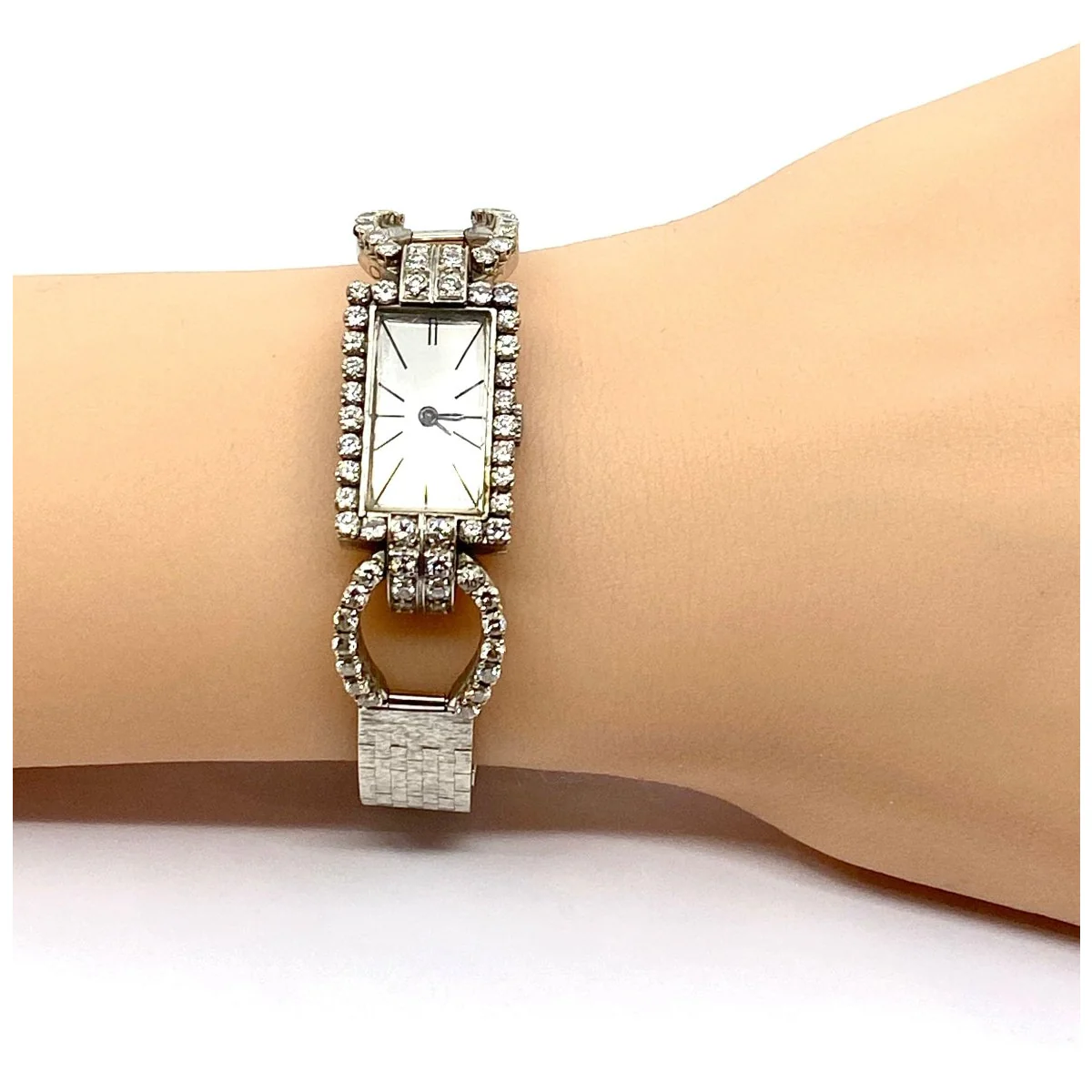 Watch Mechanical gold and diamonds - Image 2