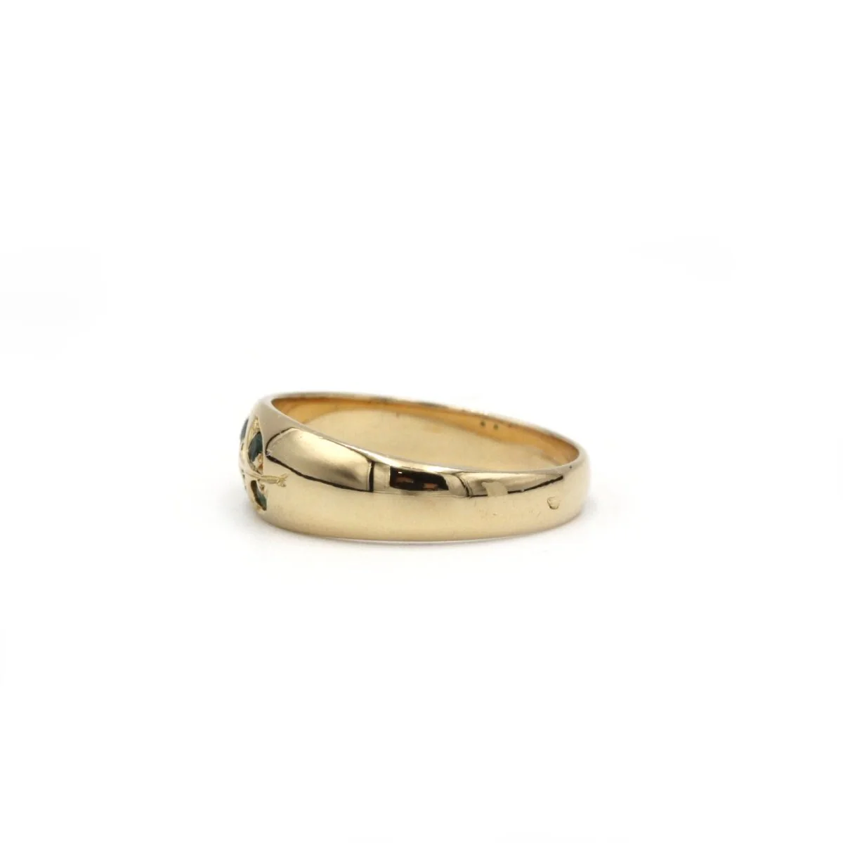 Ring - Yellow Gold &amp; Emeralds - Image 2