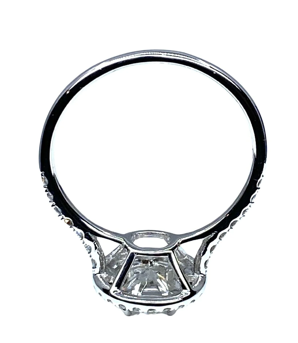 Ring in 18-carat white gold, G-color diamond - Image 10