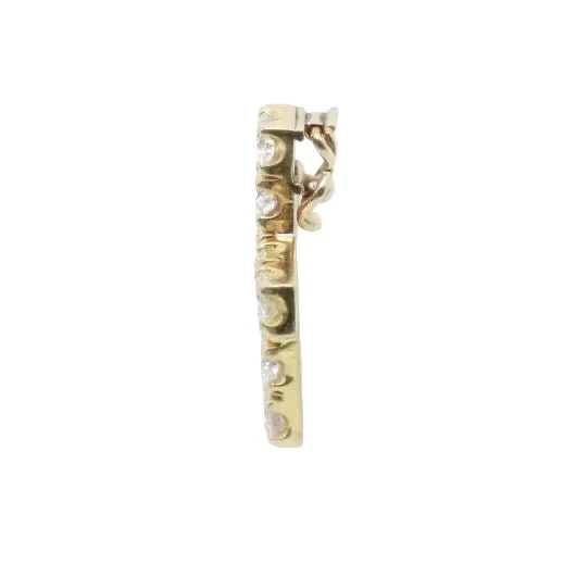 Pendant in yellow gold and diamonds. - Image 4