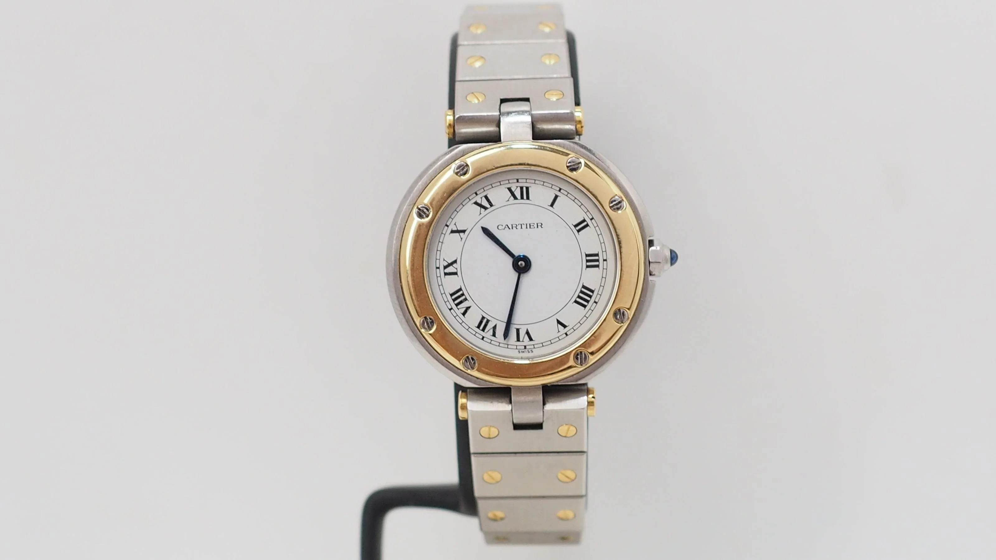 Santos Vendôme de Cartier watch in gold and steel - Image 5