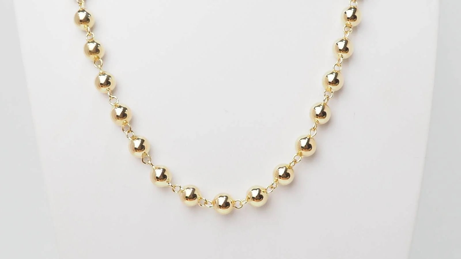 Marseille necklace in yellow gold - Image 4