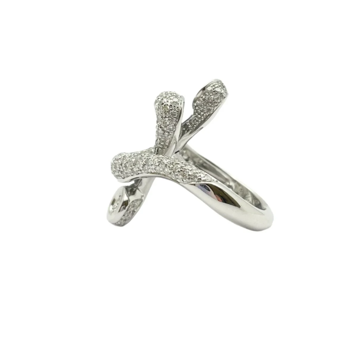 Anello oro 18KT con diamanti naturali ADAMAS NIZZA. - Image 4