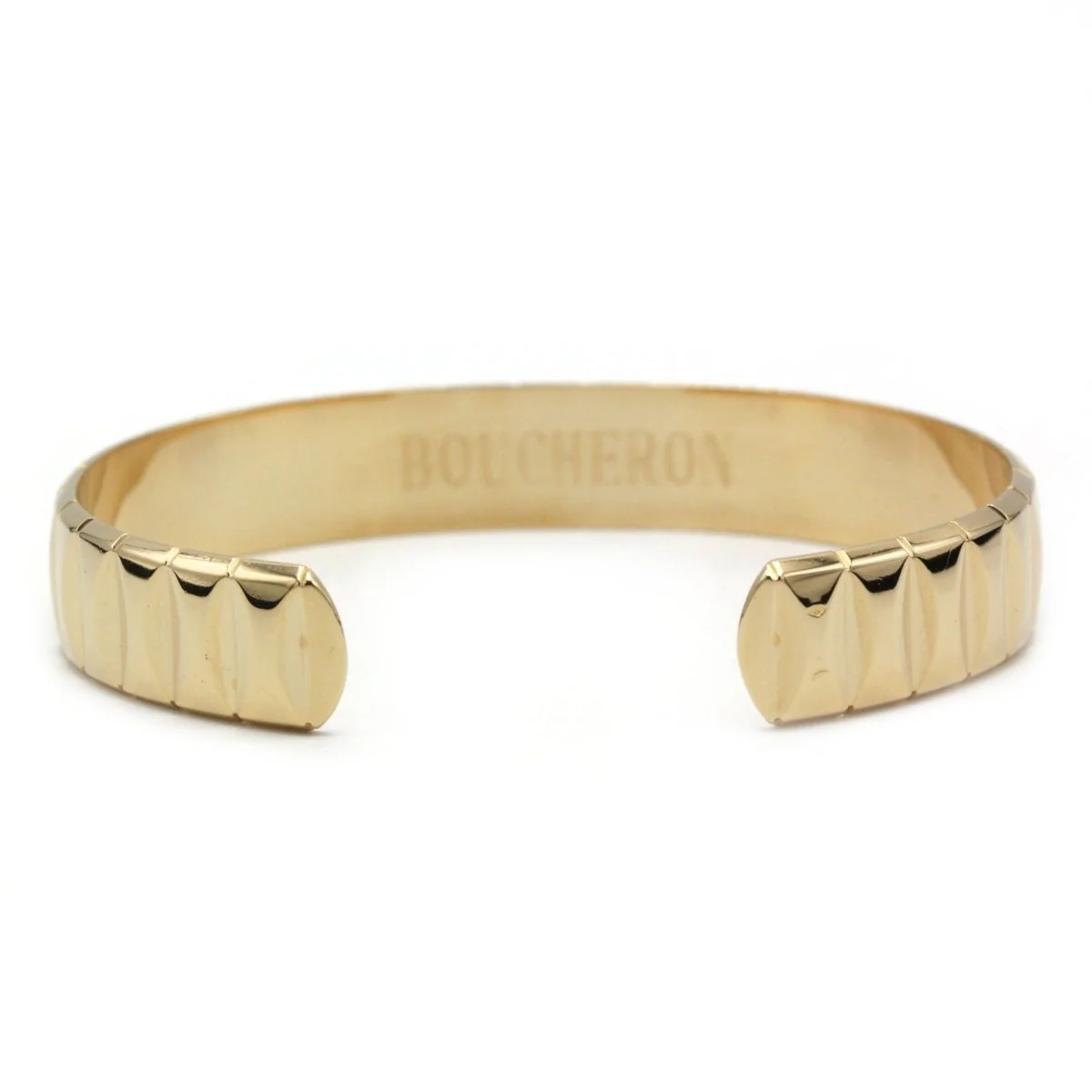 Bracelet BOUCHERON "Frenchy" cuff in yellow gold - Image 2