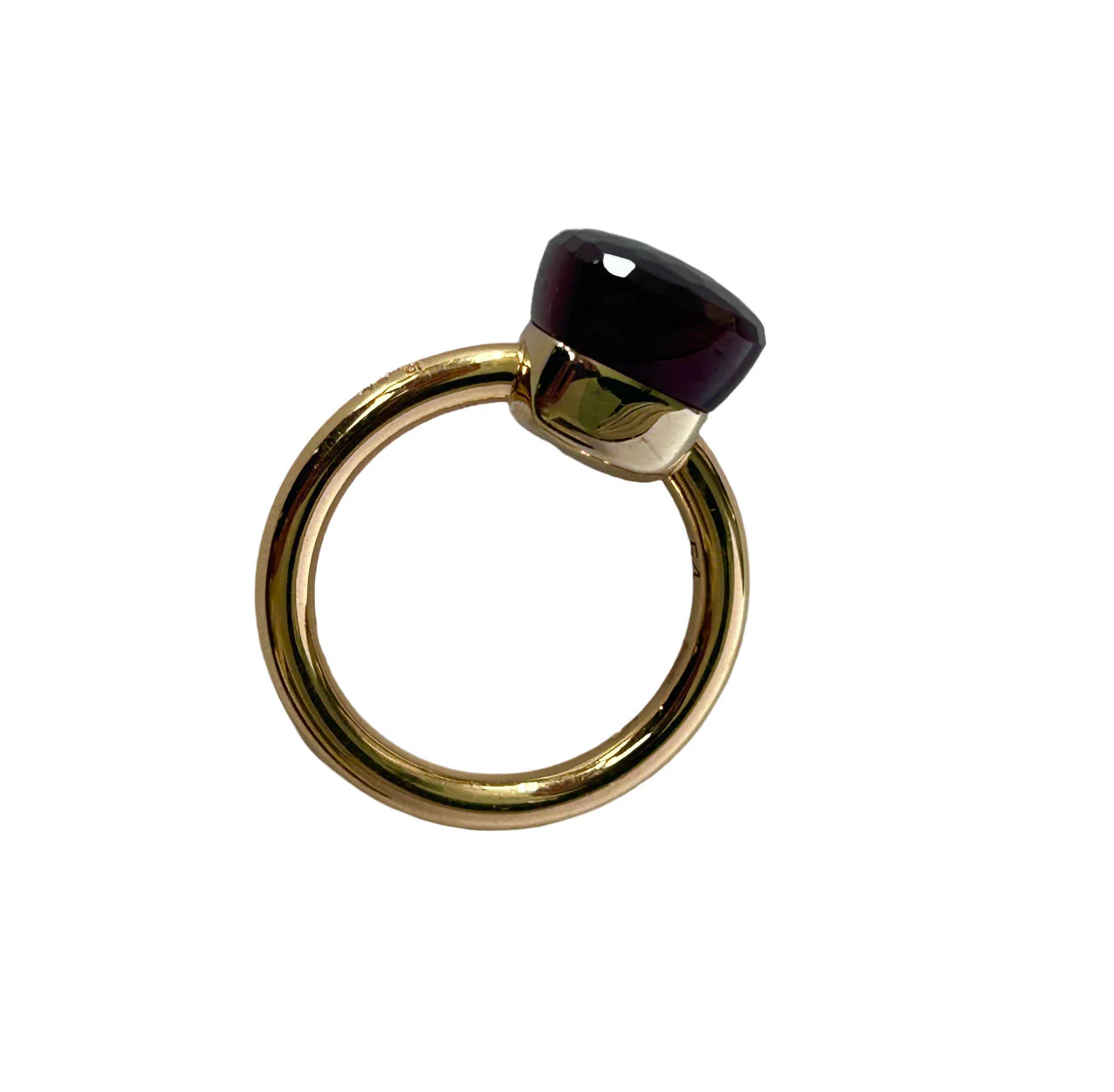 POMELLATO Nudo Classic ring in pink gold and red garnet (Size 54) - Image 4