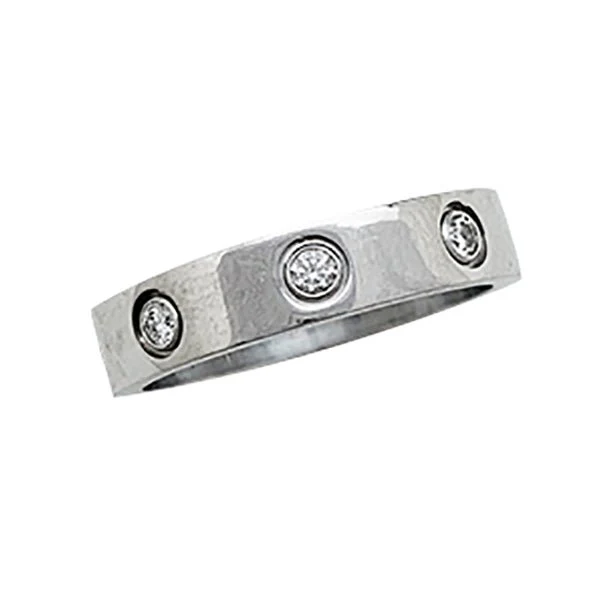 CARTIER “Love” wedding ring in white gold and diamonds - Image 3