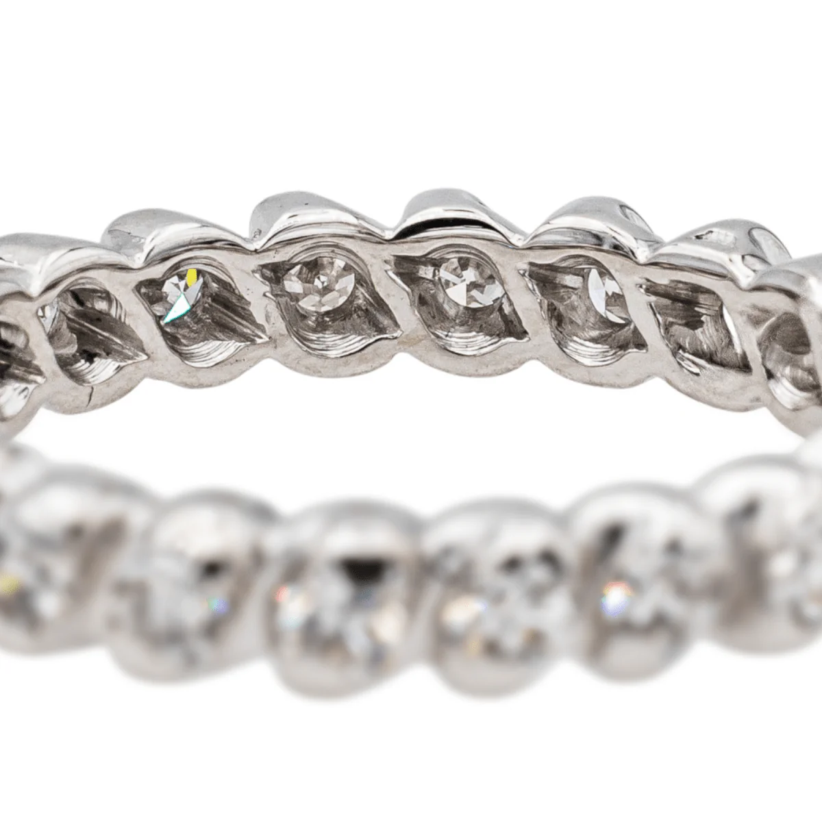 Ring Alliance in white gold and diamonds - Image 4