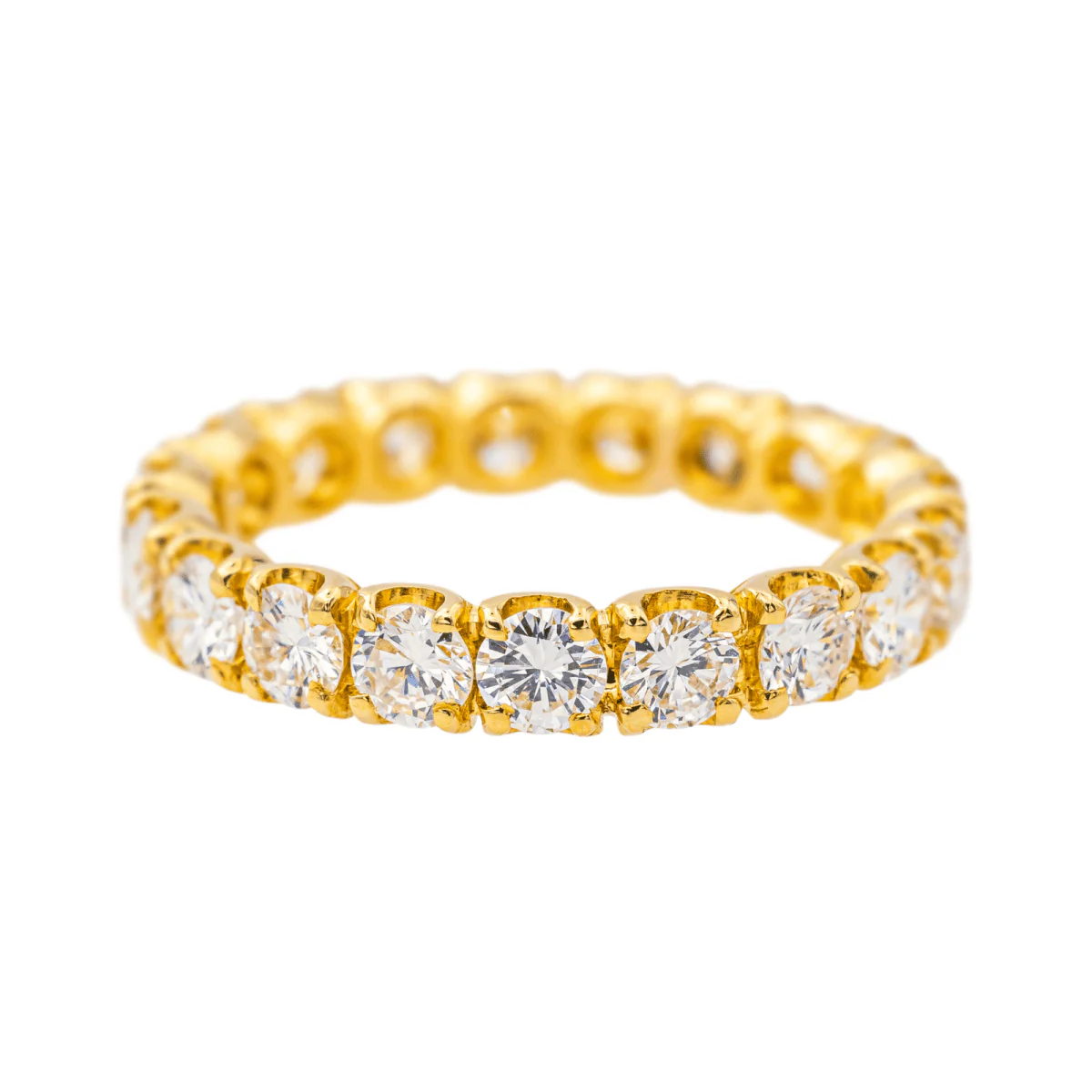 Ring Alliance in yellow gold and diamonds