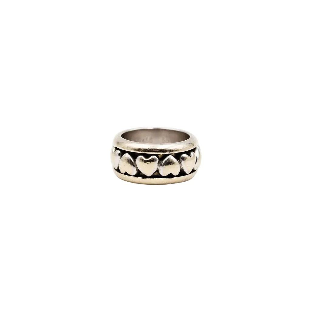 PIAGET "Heart" Band Ring in white gold and diamonds - Image 4