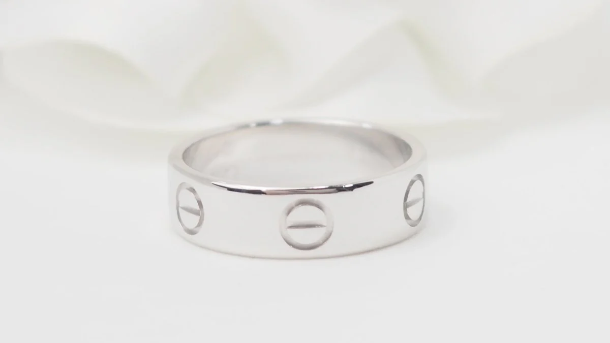 CARTIER Love ring in white gold - Image 3