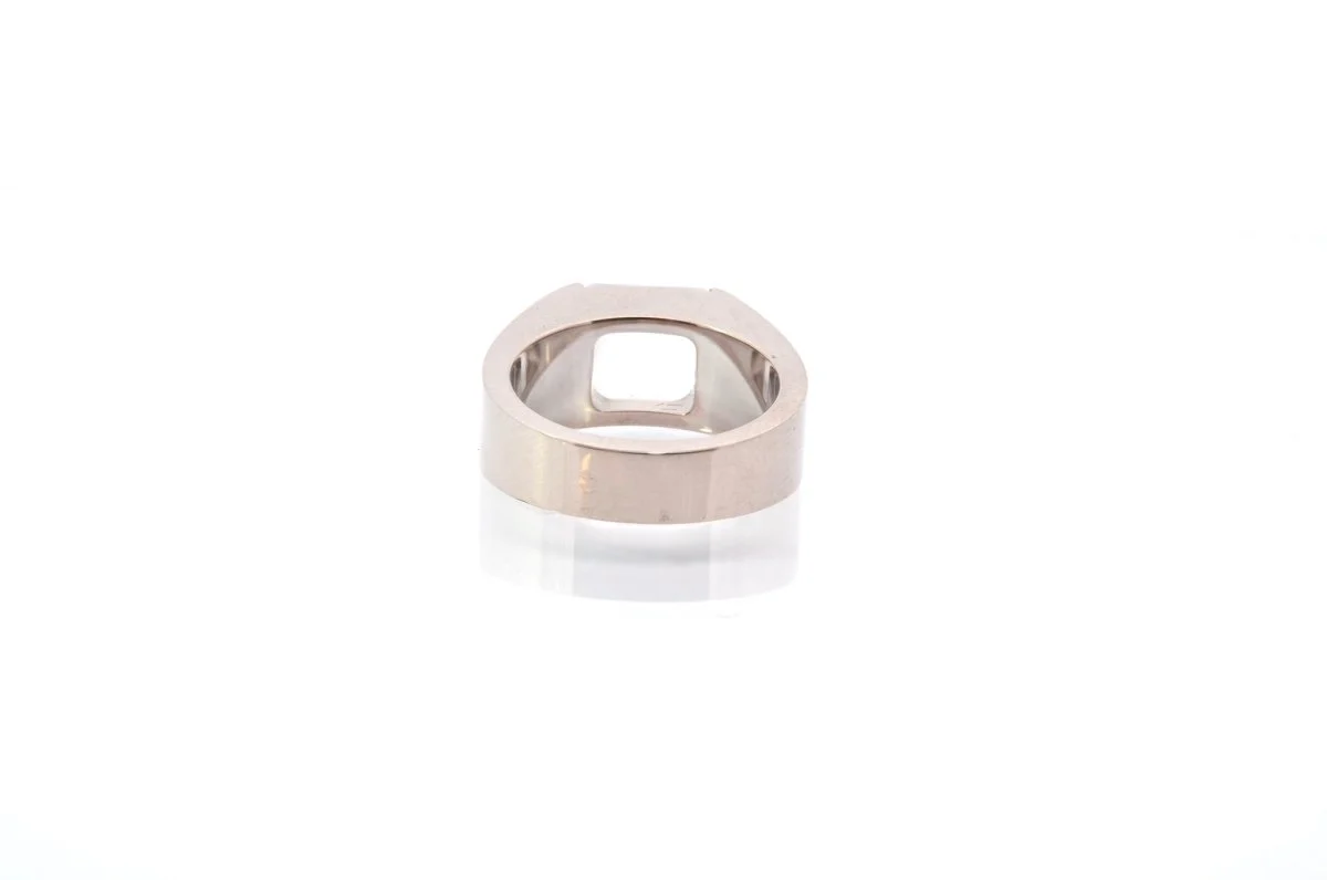 Cartier Tank moonstone ring white gold - Image 5