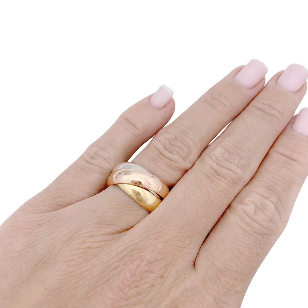 CARTIER “Trinity” ring in three golds - Image 2