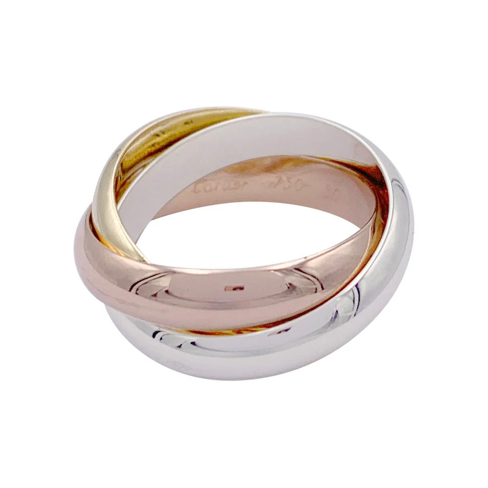 CARTIER “Trinity” wedding ring in three golds - Image 3