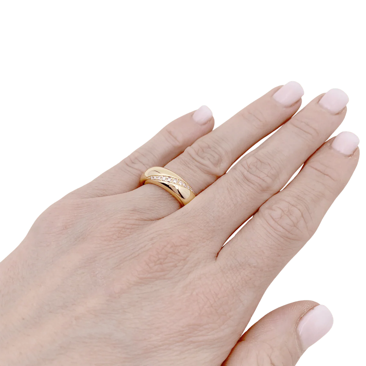 Ring Chaumet "Anneau yellow gold, diamonds. - Image 6