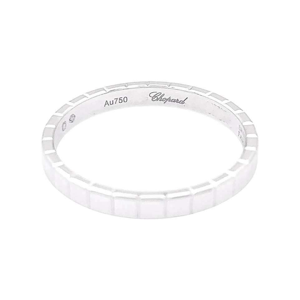 CHOPARD “Ice Cube” ring in white gold - Image 4