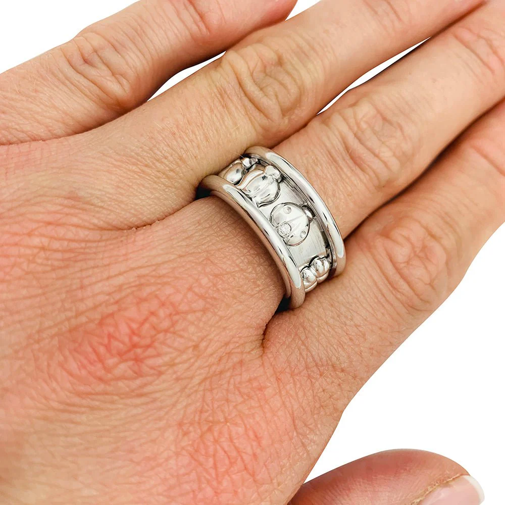 DIOR ring, "Gri-Gri", white gold, diamonds - Image 7