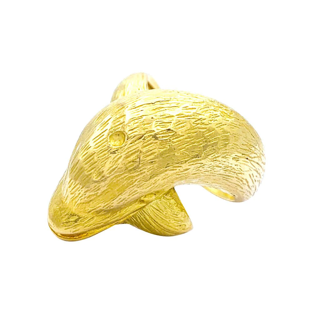 Hermès ring, "Dauphin", yellow gold - Image 5