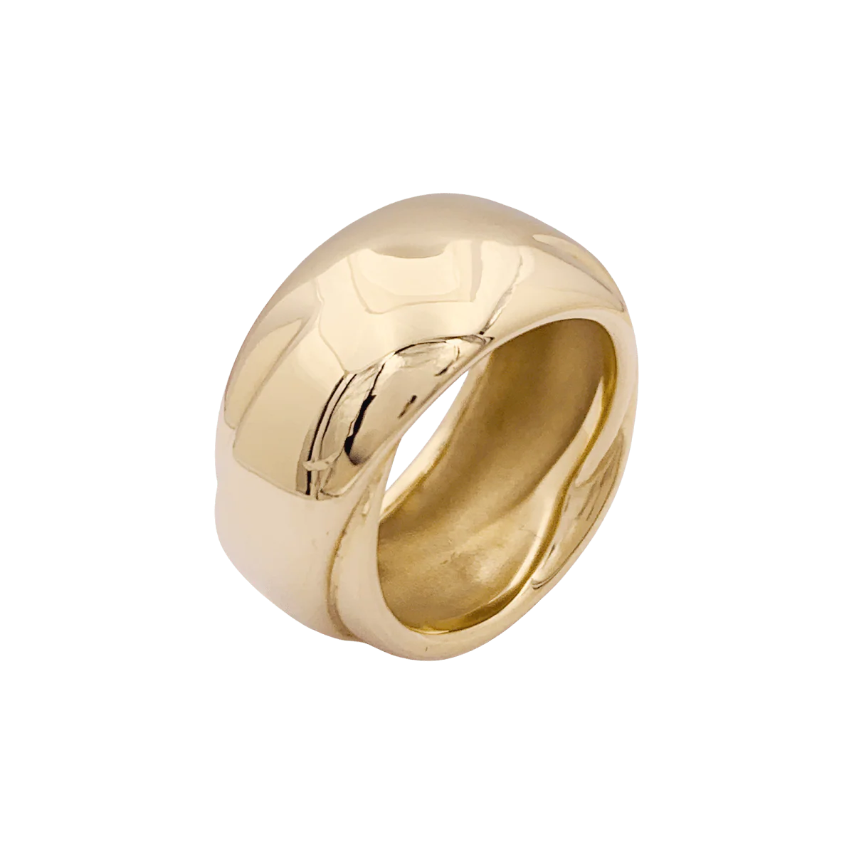 Ring HERMÈS "Volte", yellow gold - Image 6