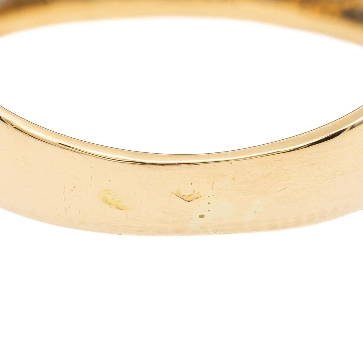 Jonc ring in yellow gold, sapphire, and diamonds - Image 6