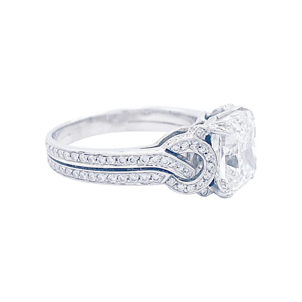 MAUBOUSSIN Solitaire Ring “Subtil Message” in white gold and diamond - Image 7