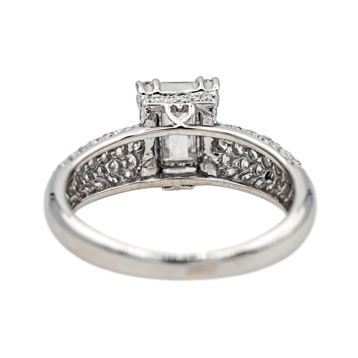 Ring at white gold and diamonds - Image 5