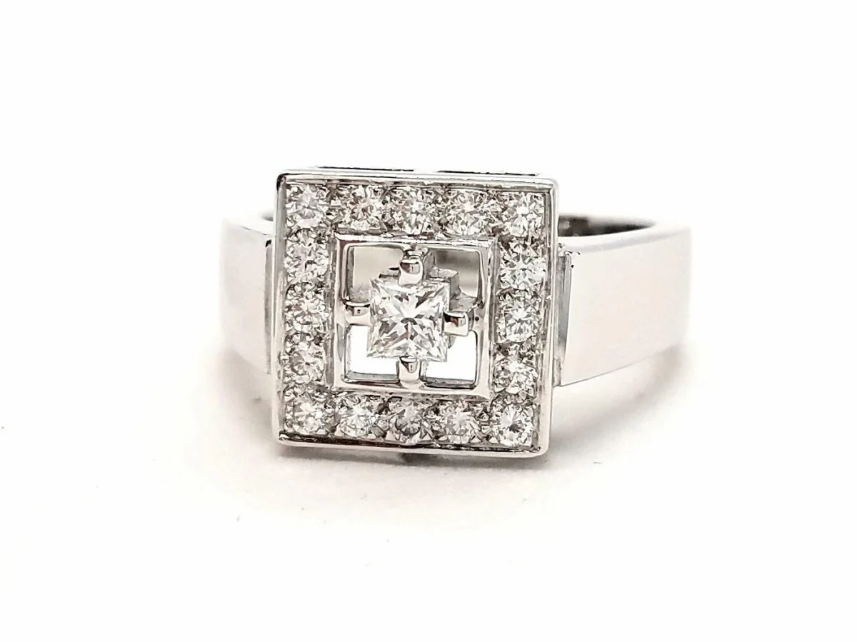 White Gold Diamond Ring - Image 12