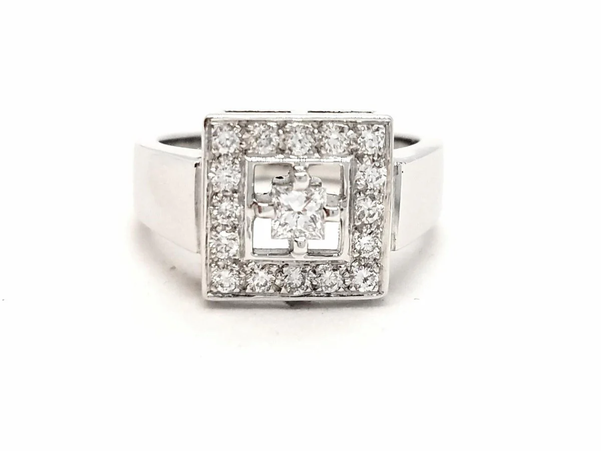 White Gold Diamond Ring - Image 14