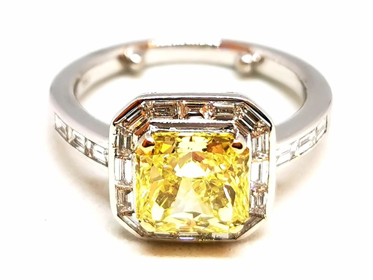 White Gold Diamond Ring - Image 6