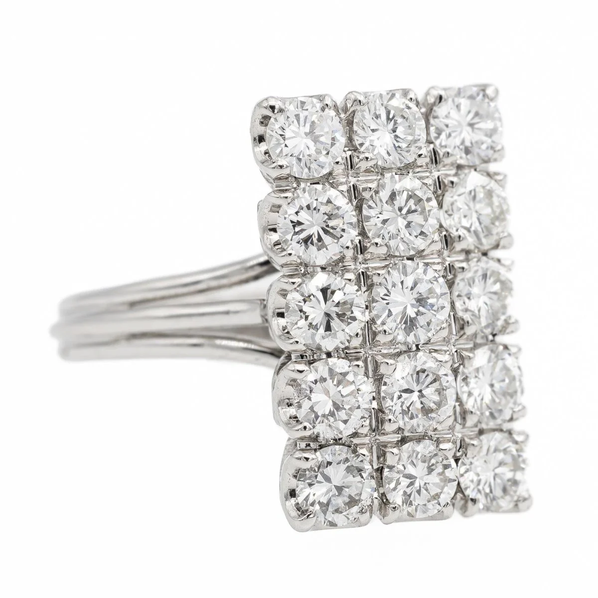 White Gold Diamond Ring - Image 6