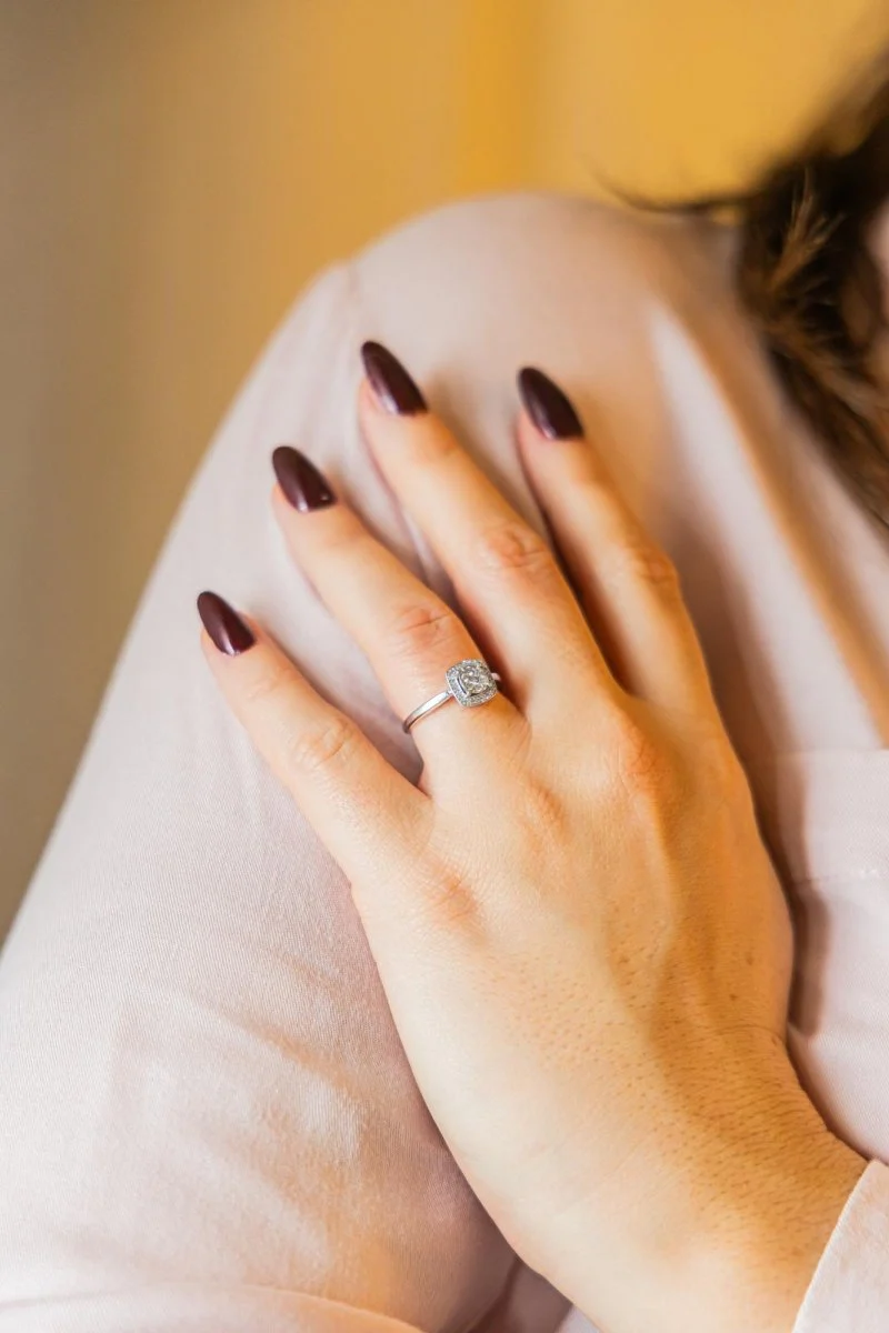 White Gold Diamond Ring - Image 2