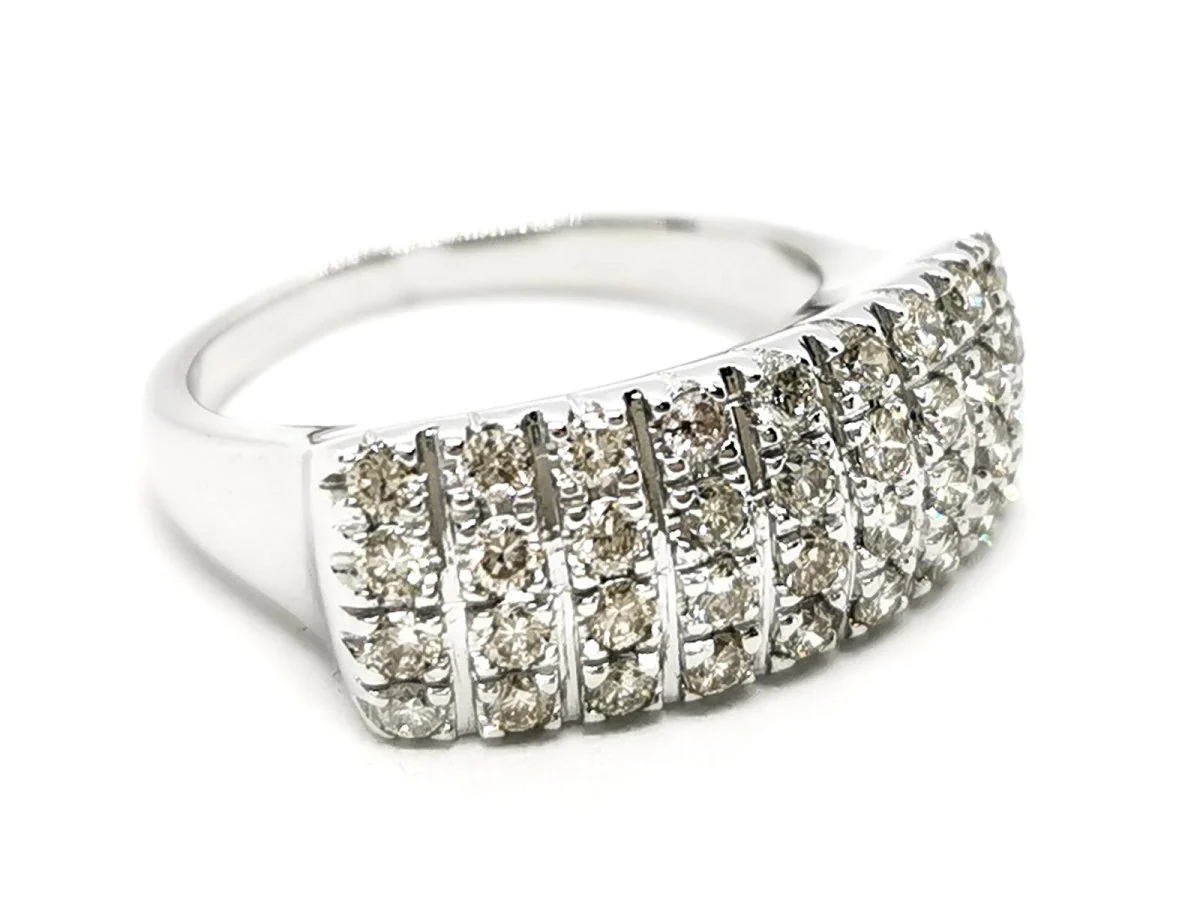 White Gold Diamond Ring - Image 6