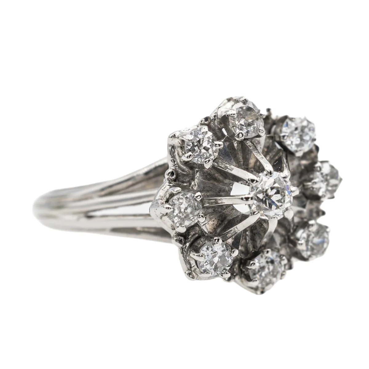White gold and diamond ring - Image 7