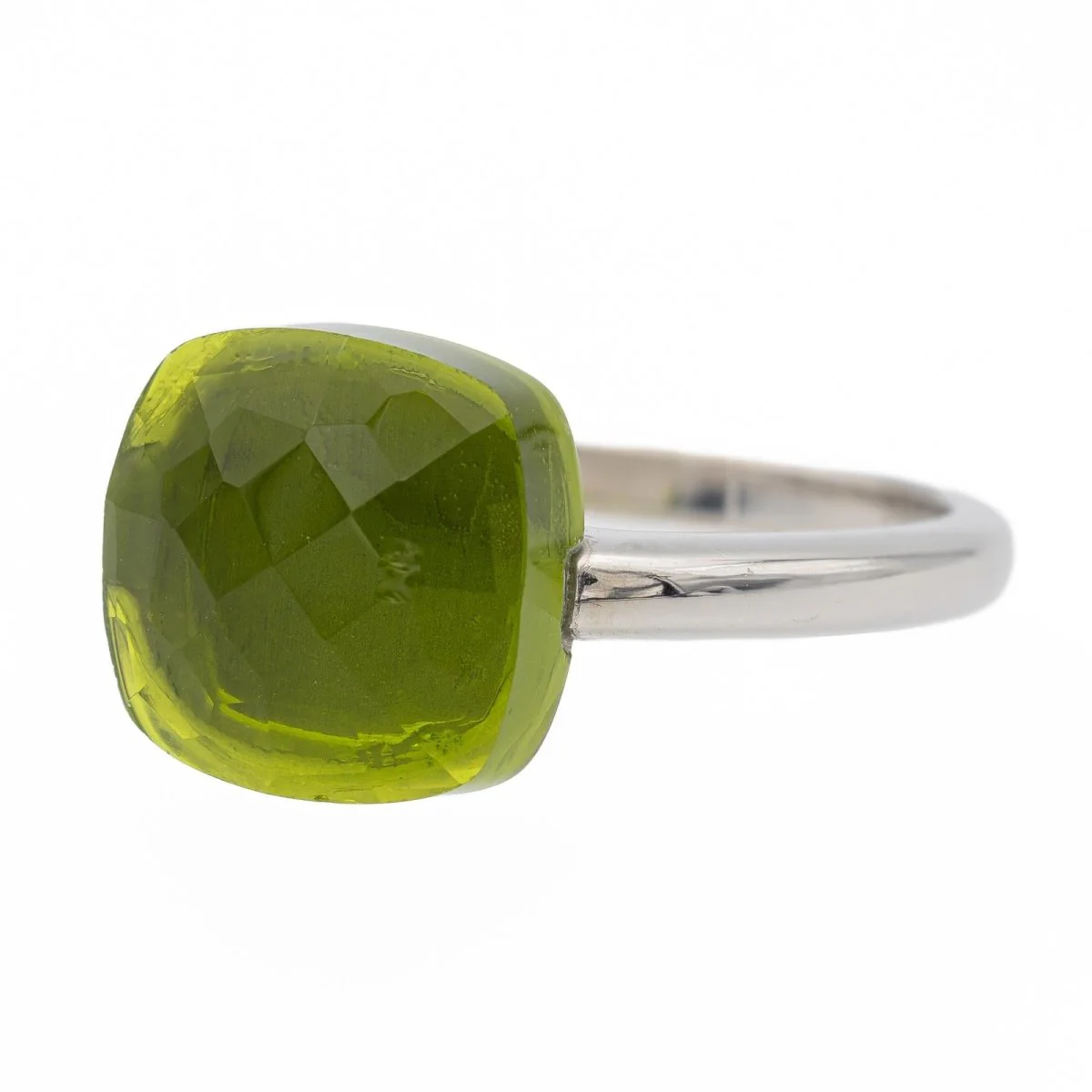 Peridot white gold ring - Image 3