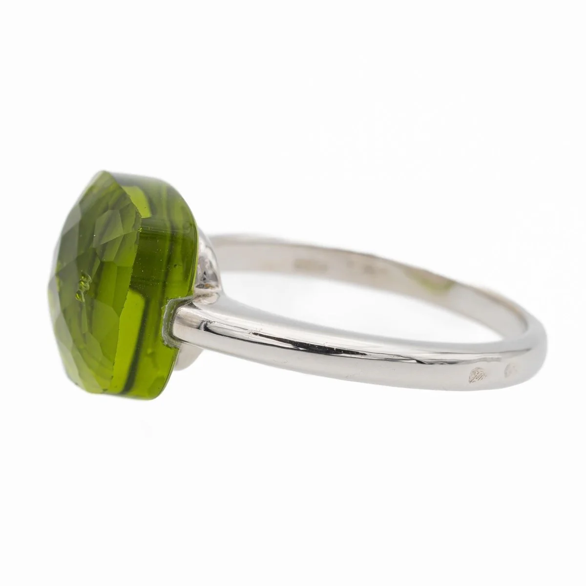 Peridot white gold ring - Image 4