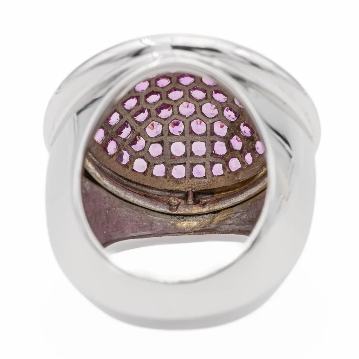 White Gold Sapphire Ring - Image 5