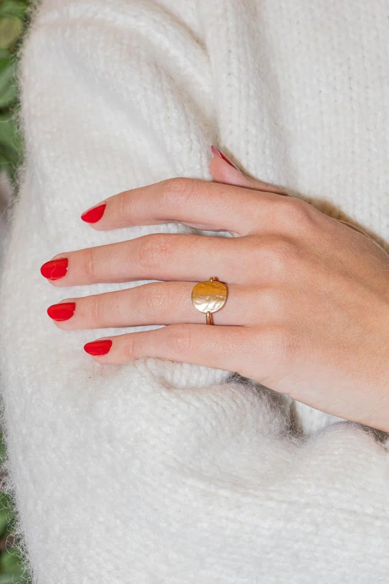 Yellow gold ring - Image 2