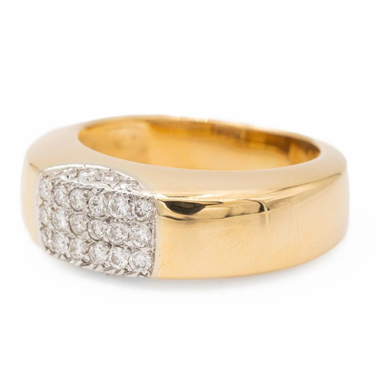 Yellow Gold Diamond Ring - Image 2