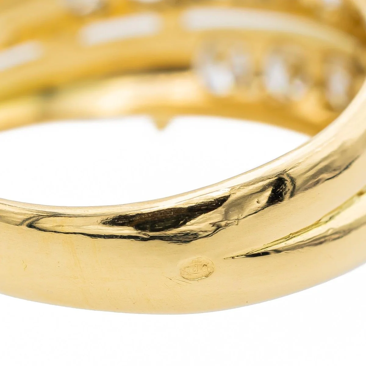 Yellow Gold Diamond Ring - Image 6