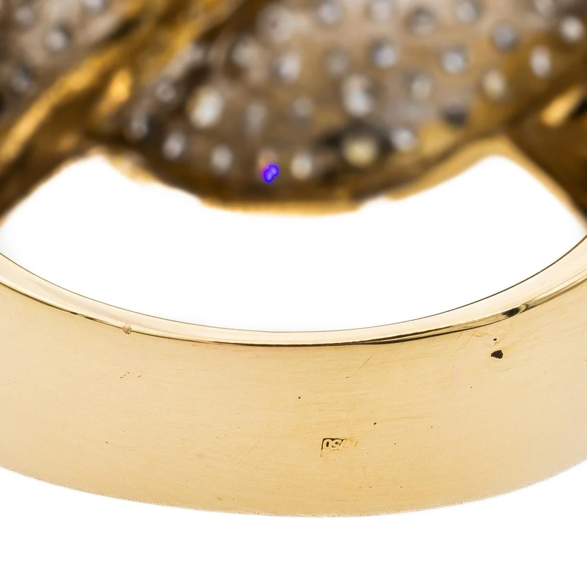 Yellow Gold Diamond Ring - Image 6