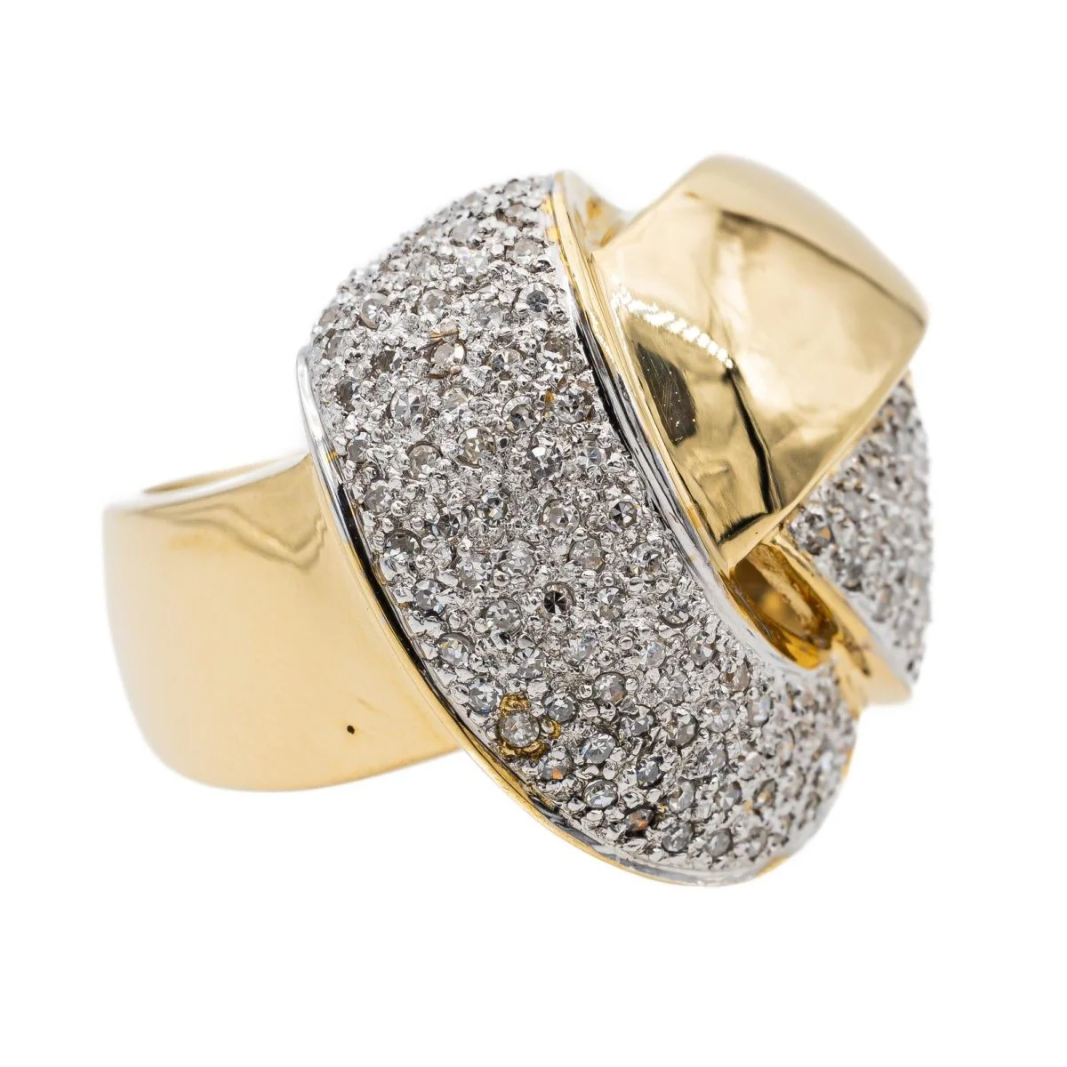 Yellow Gold Diamond Ring - Image 7