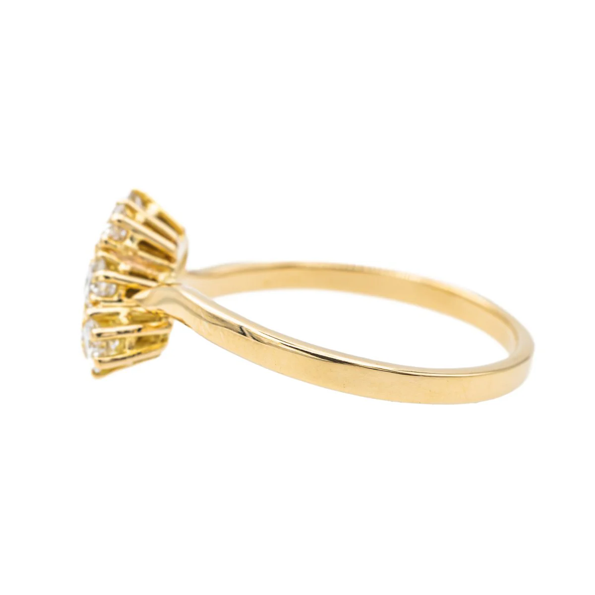 Ring Yellow gold diamond - Image 4