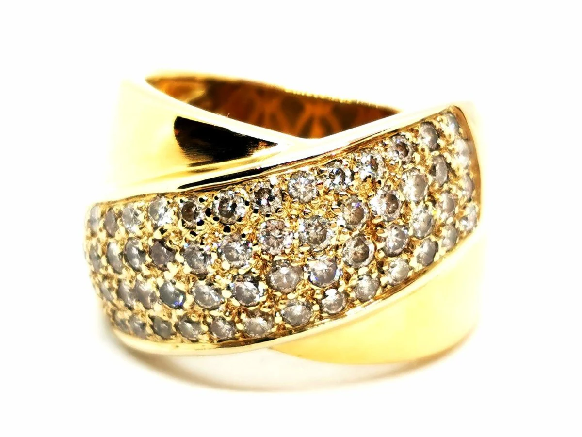 Yellow Gold Diamond Ring - Image 6