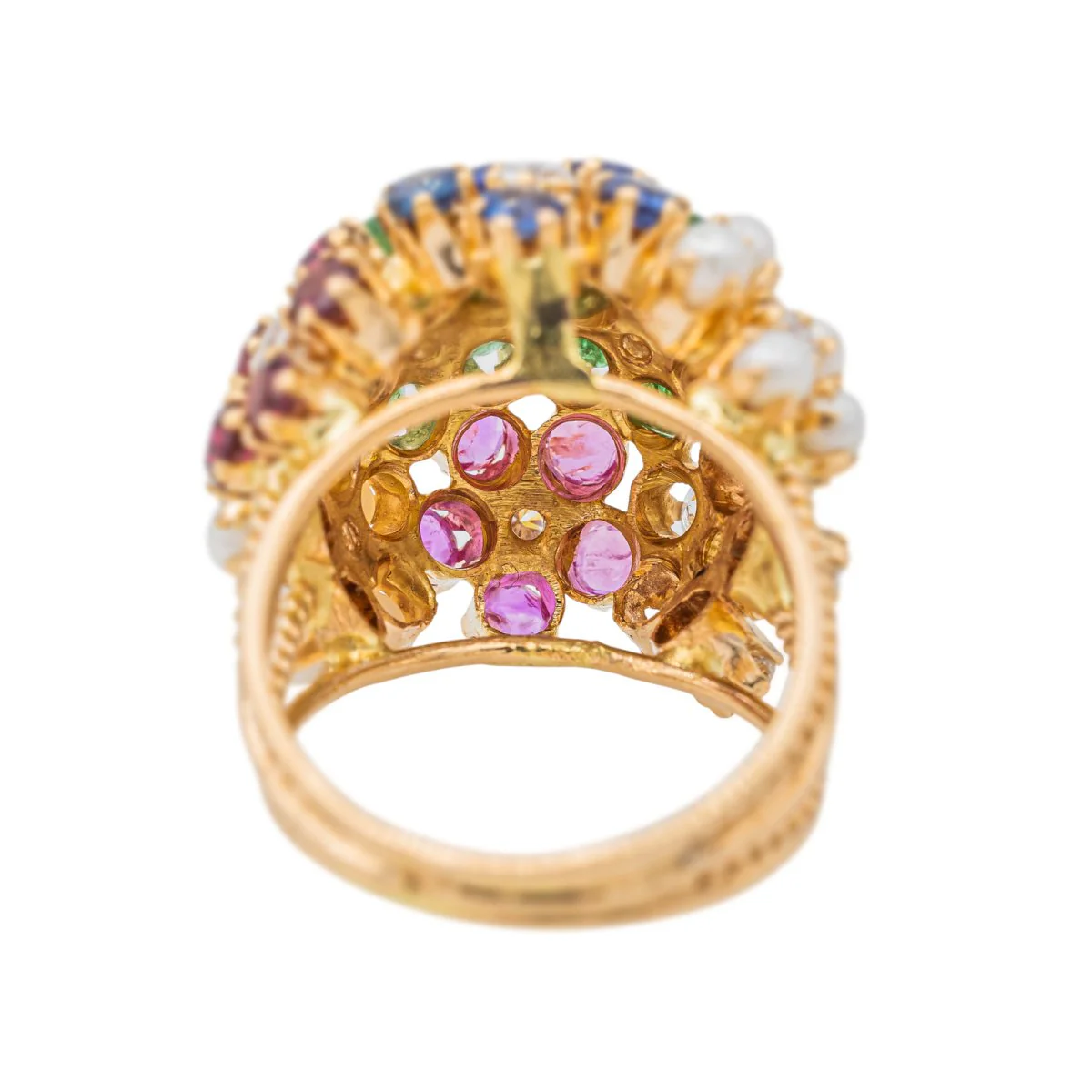 Yellow Gold Diamond Ring - Image 5