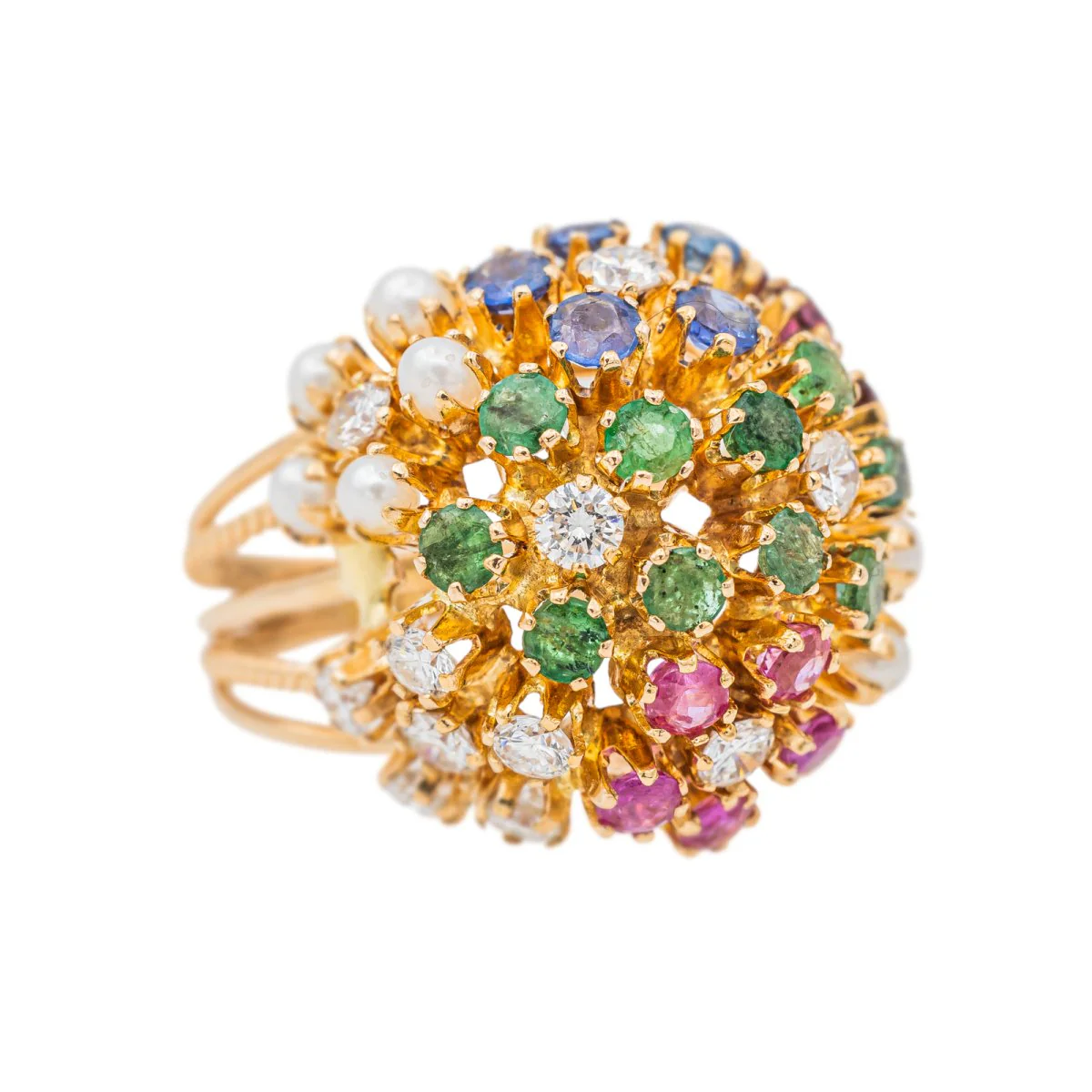 Yellow Gold Diamond Ring - Image 6